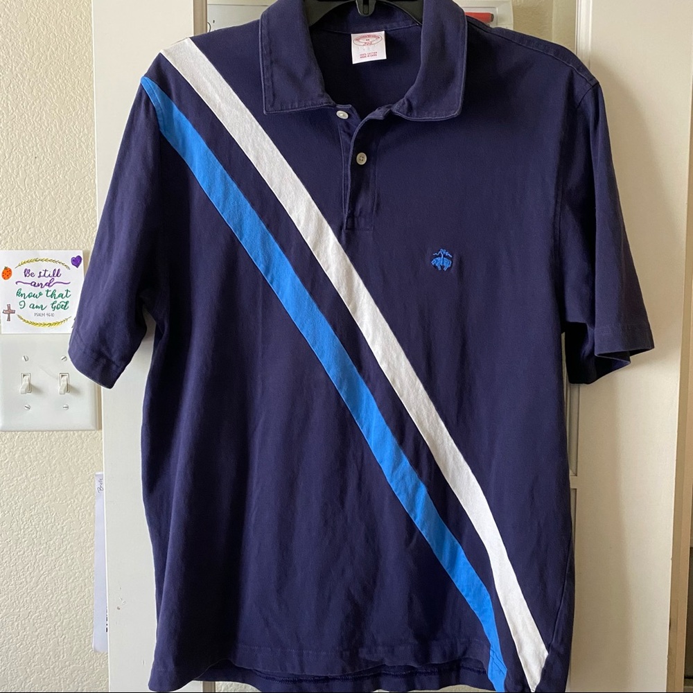 Brooks Brothers Mens Cotton Short Sleeve Polo shirt Size M